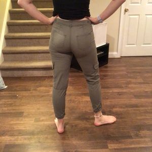 Army Green Cargo Pants